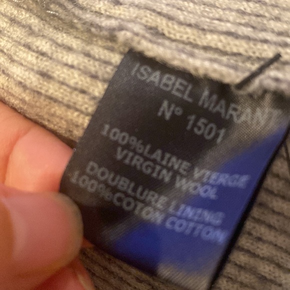 Isabel Marant gray virgin wool jacket size 2 - Picture 13 of 13